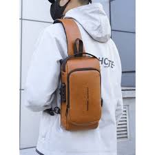 NUEVO BOLSO ANTIRROBO CON USB - COLOR: CAMEL